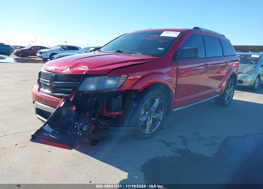 2016 DODGE JOURNEY CROSSROAD VIN: 3C4PDCGGXGT220444