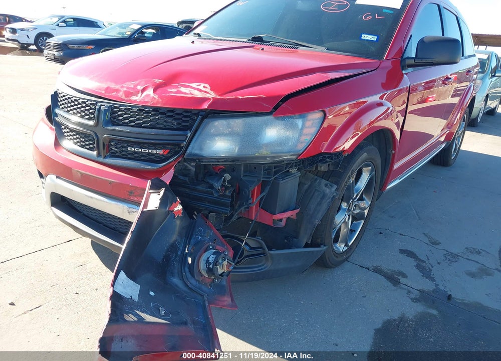2016 DODGE JOURNEY CROSSROAD VIN: 3C4PDCGGXGT220444