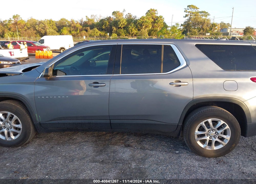 2021 CHEVROLET TRAVERSE FWD LS VIN: 1GNERFKW1MJ227866