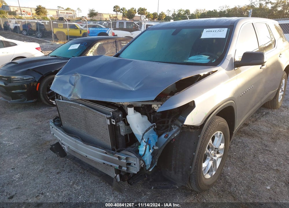 2021 CHEVROLET TRAVERSE FWD LS VIN: 1GNERFKW1MJ227866