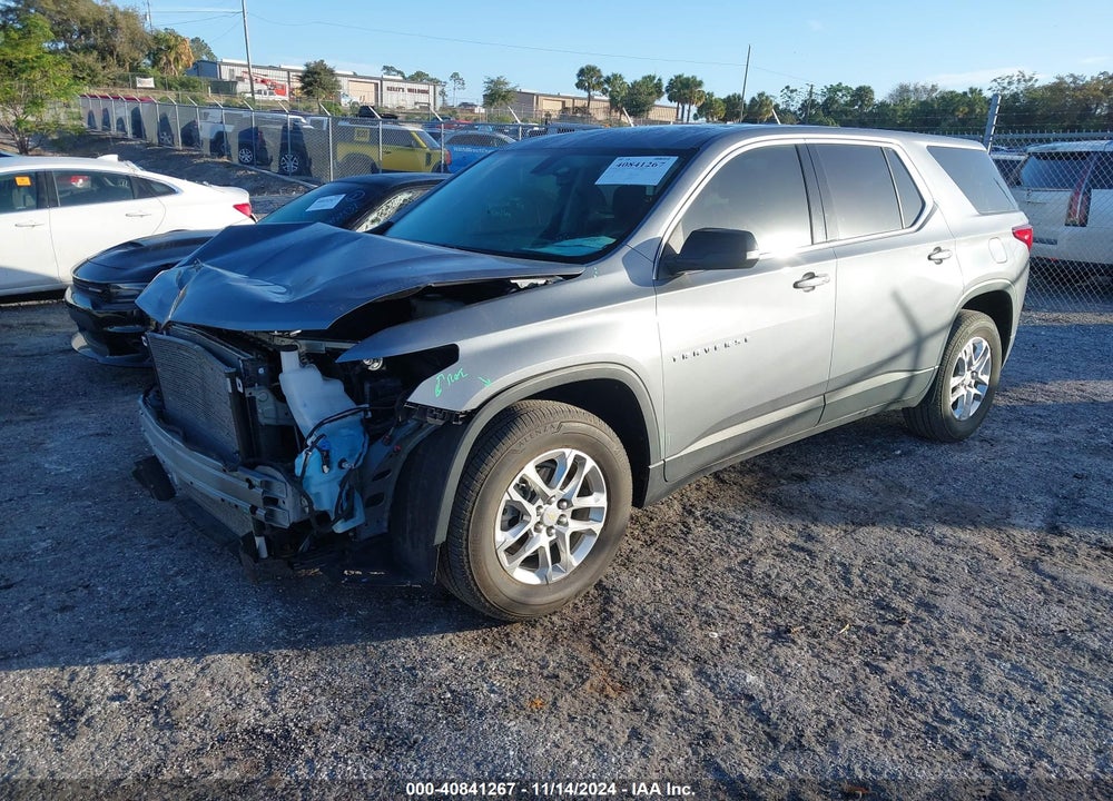 2021 CHEVROLET TRAVERSE FWD LS VIN: 1GNERFKW1MJ227866