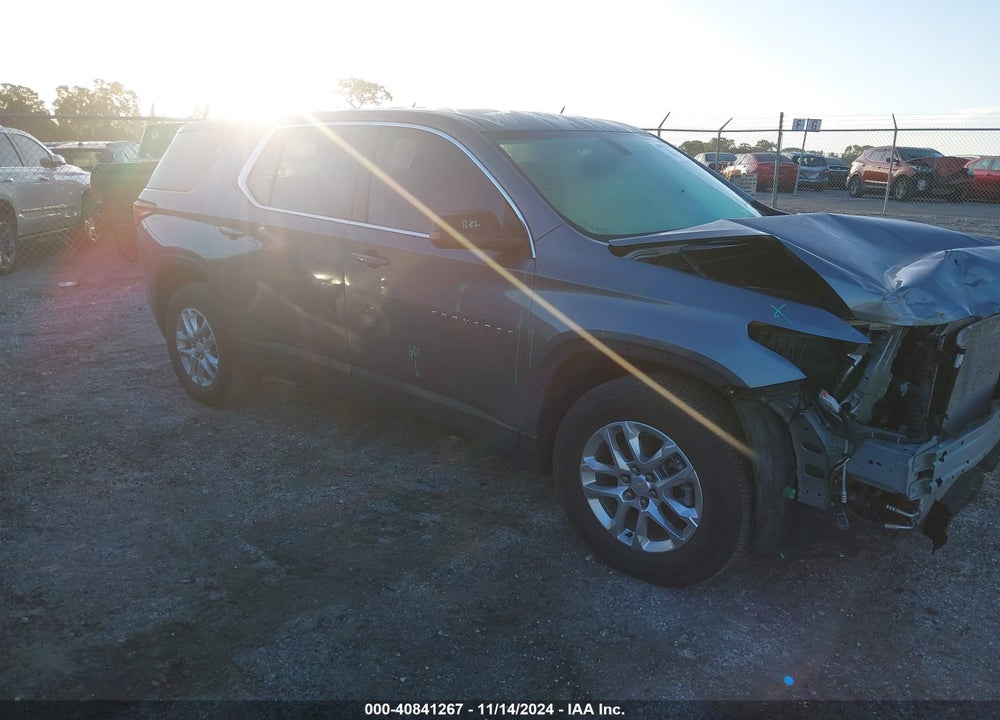 2021 CHEVROLET TRAVERSE FWD LS VIN: 1GNERFKW1MJ227866