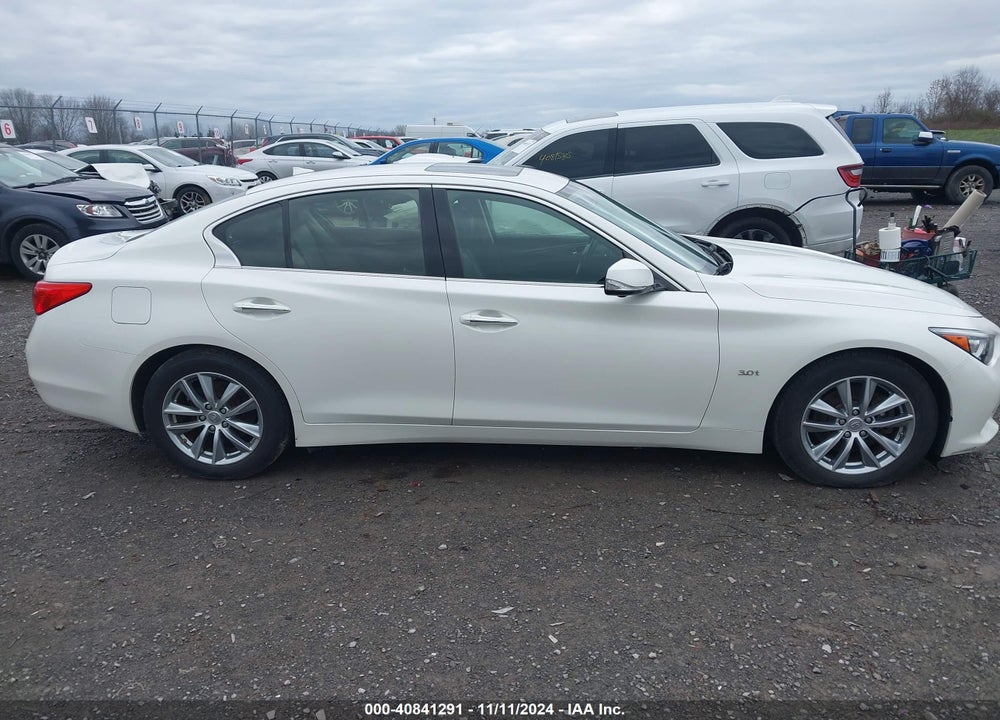 2016 INFINITI Q50 3.0T PREMIUM VIN: JN1EV7AR8GM343657