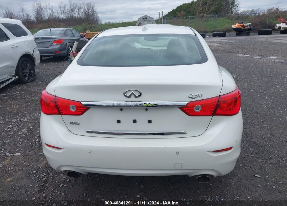 2016 INFINITI Q50 3.0T PREMIUM VIN: JN1EV7AR8GM343657