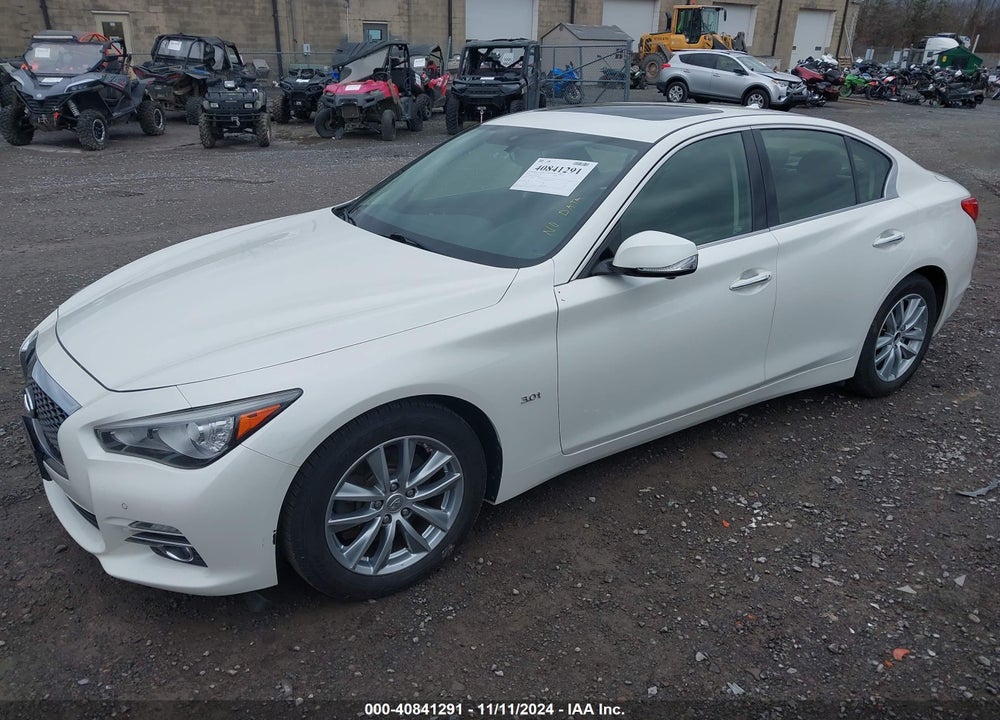 2016 INFINITI Q50 3.0T PREMIUM VIN: JN1EV7AR8GM343657