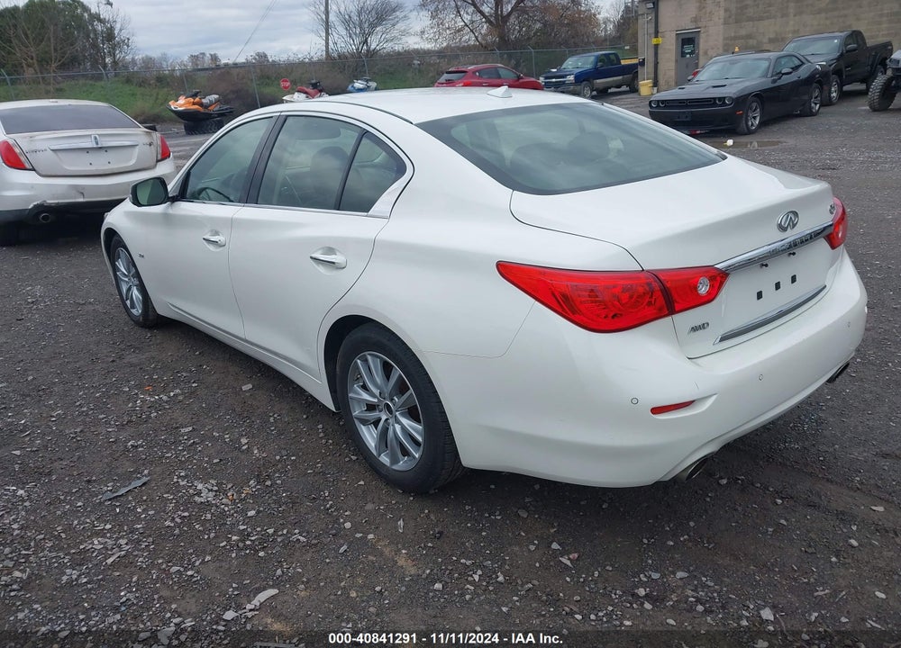 2016 INFINITI Q50 3.0T PREMIUM VIN: JN1EV7AR8GM343657