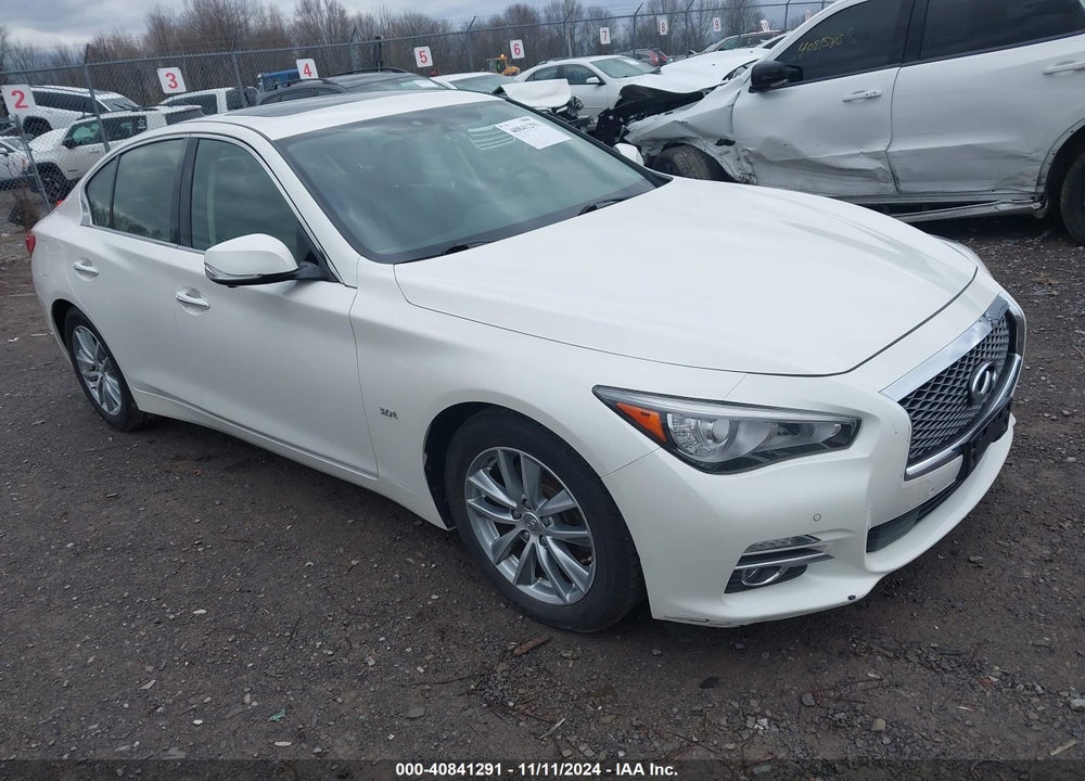 2016 INFINITI Q50 3.0T PREMIUM VIN: JN1EV7AR8GM343657