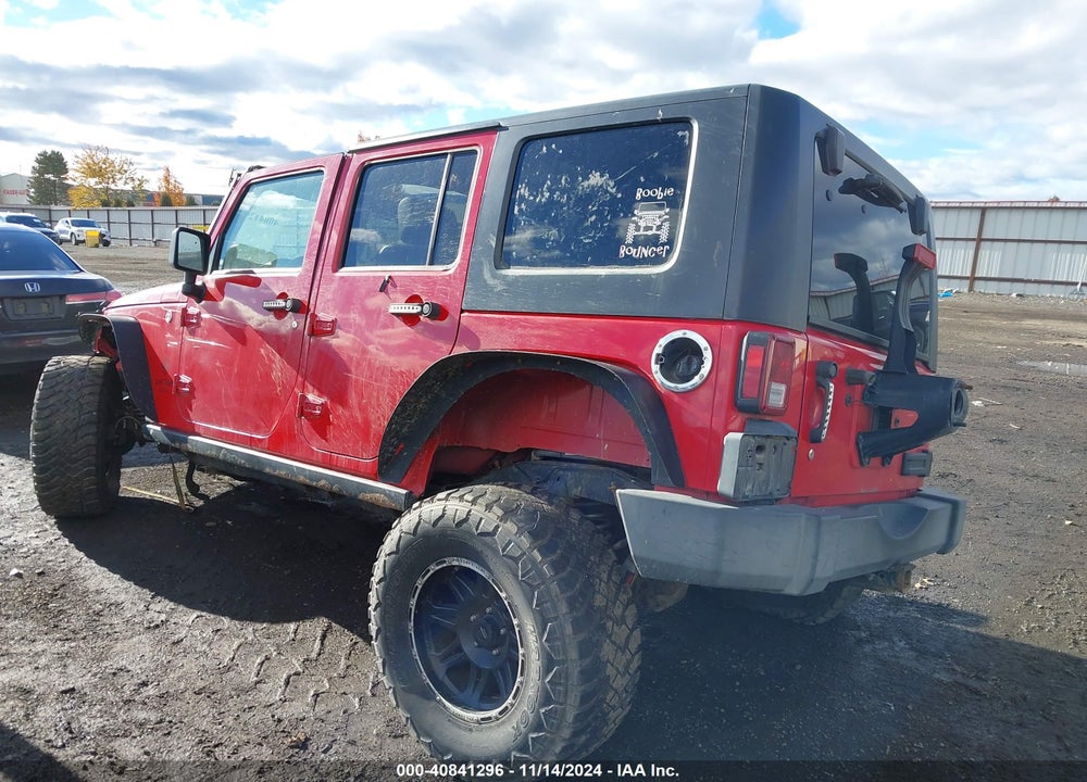 2008 JEEP WRANGLER UNLIMITED RUBICON VIN: 1J8GA69138L572905