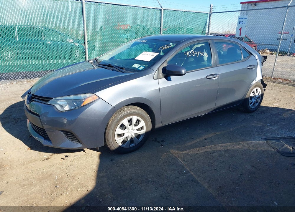 2016 TOYOTA COROLLA L VIN: 5YFBURHE7GP503929