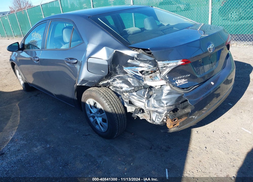 2016 TOYOTA COROLLA L VIN: 5YFBURHE7GP503929