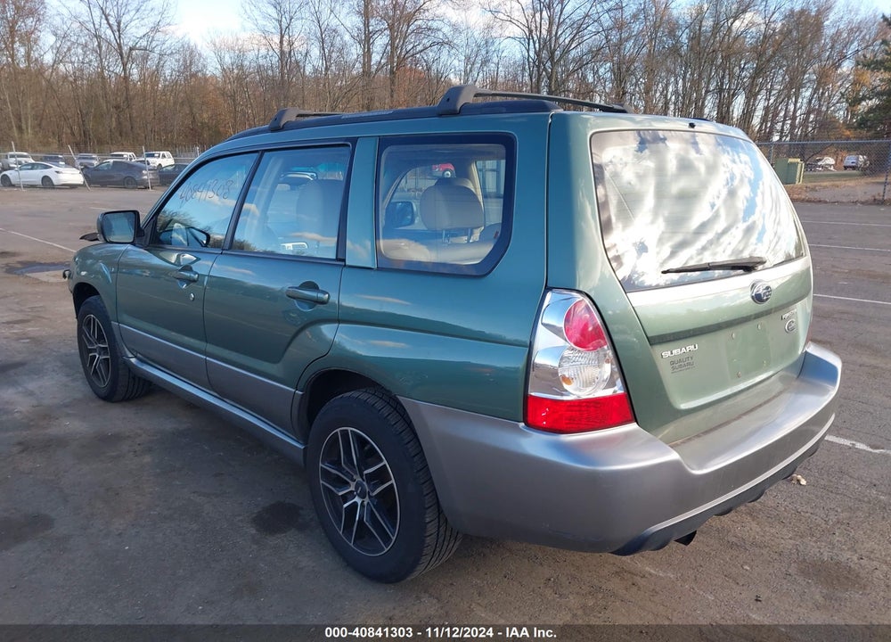 2007 SUBARU FORESTER 2.5X L.L. BEAN EDITION VIN: JF1SG67637H738944