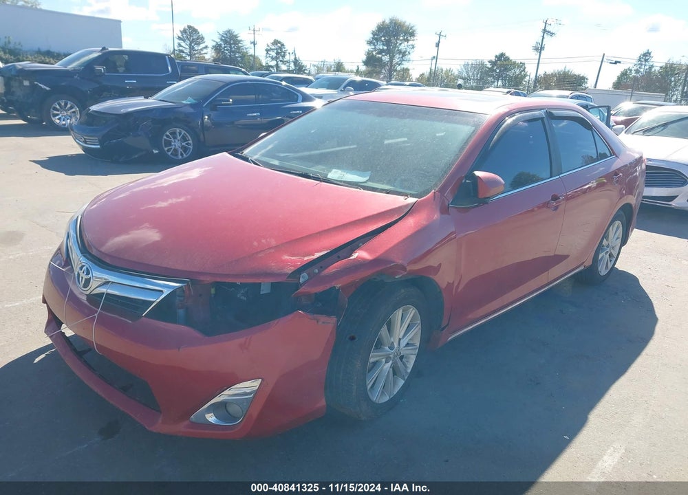 2012 TOYOTA CAMRY XLE V6 VIN: 4T1BK1FK0CU515350