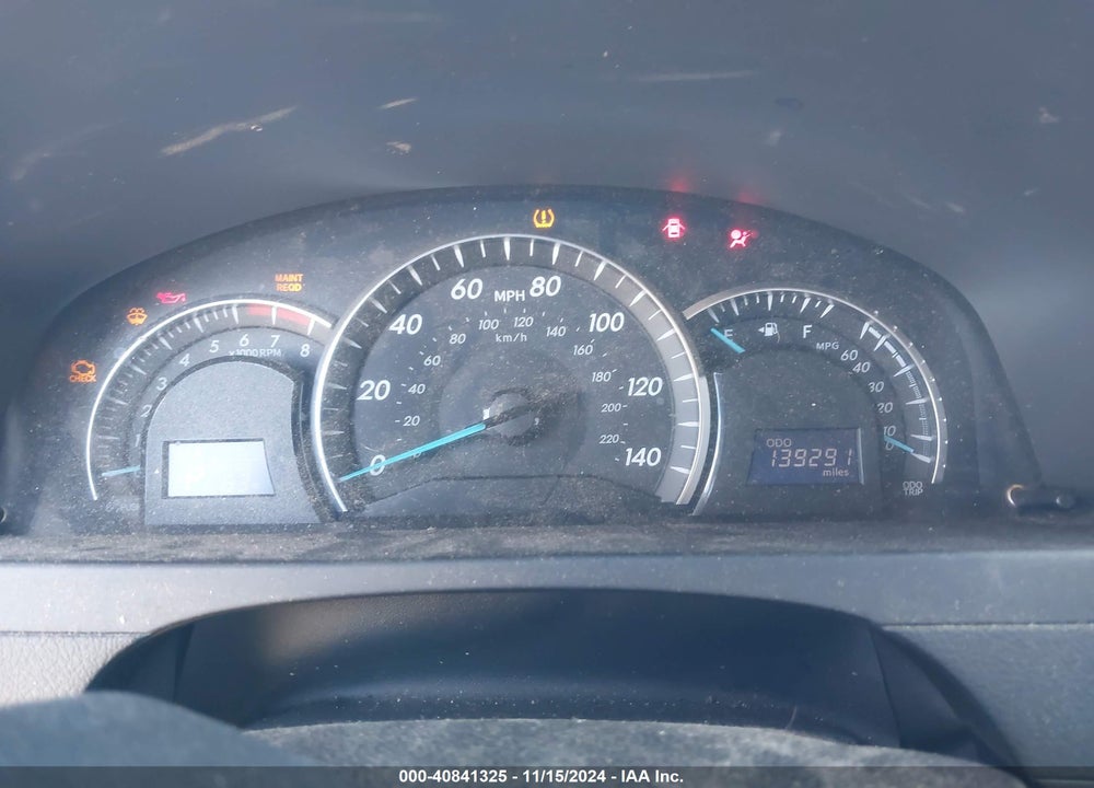 2012 TOYOTA CAMRY XLE V6 VIN: 4T1BK1FK0CU515350