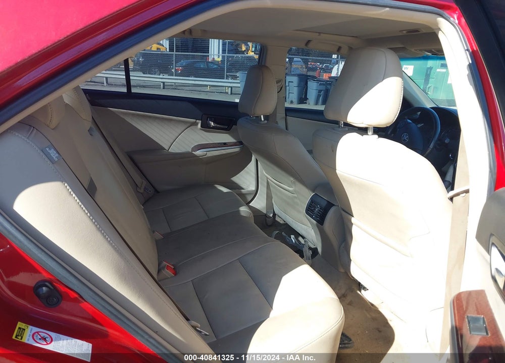 2012 TOYOTA CAMRY XLE V6 VIN: 4T1BK1FK0CU515350