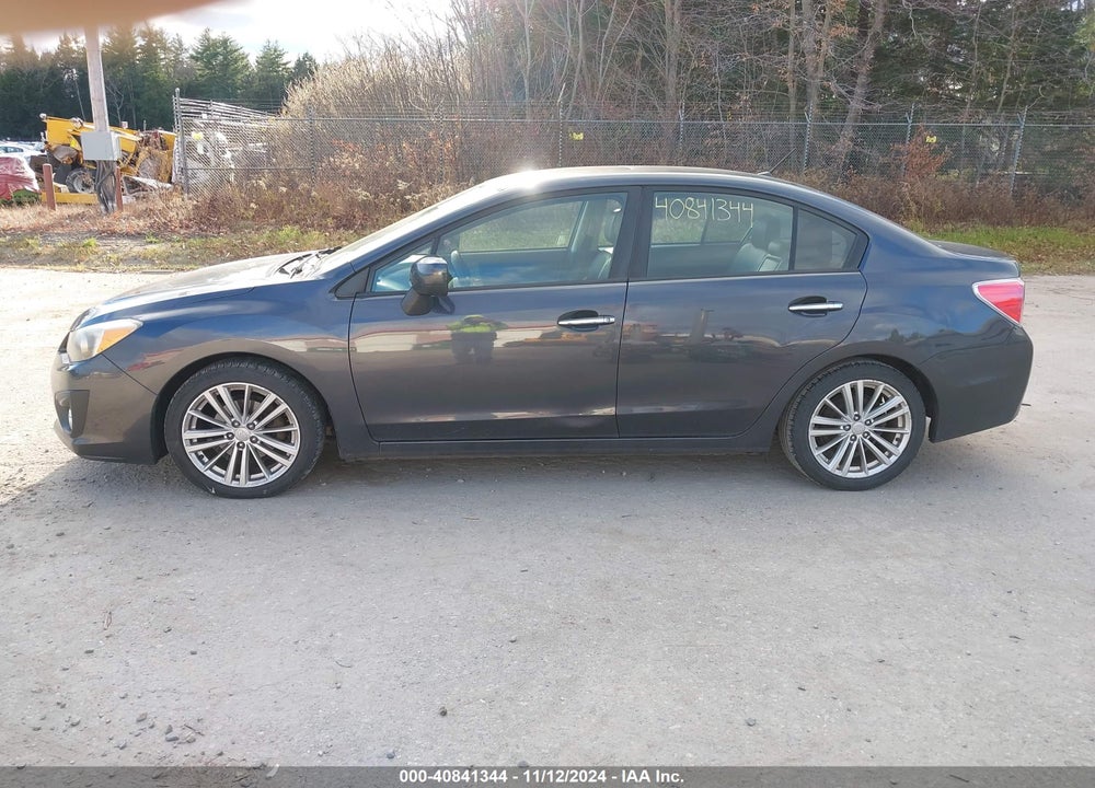 2012 SUBARU IMPREZA 2.0I LIMITED VIN: JF1GJAH61CH024216