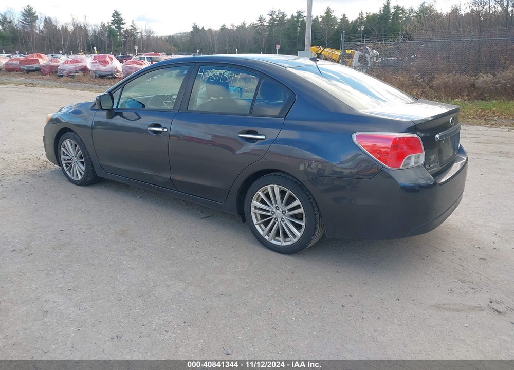2012 SUBARU IMPREZA 2.0I LIMITED VIN: JF1GJAH61CH024216