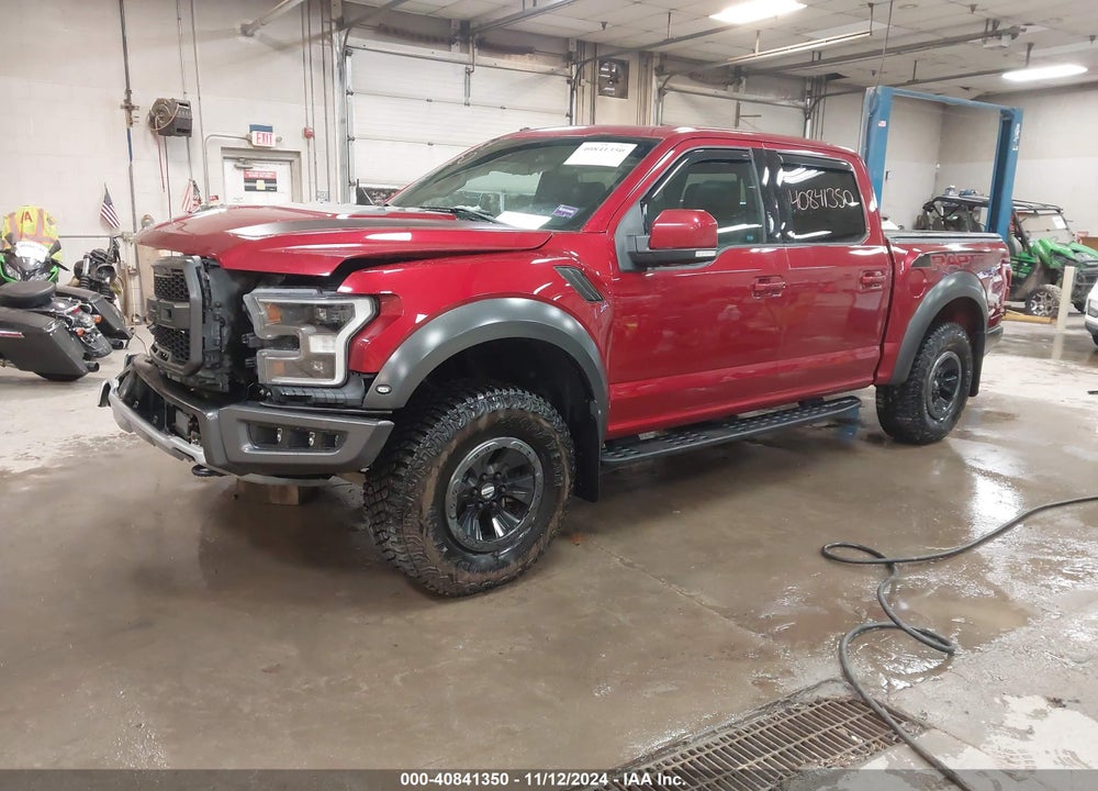 2017 FORD F-150 RAPTOR VIN: 1FTFW1RG0HFC92515