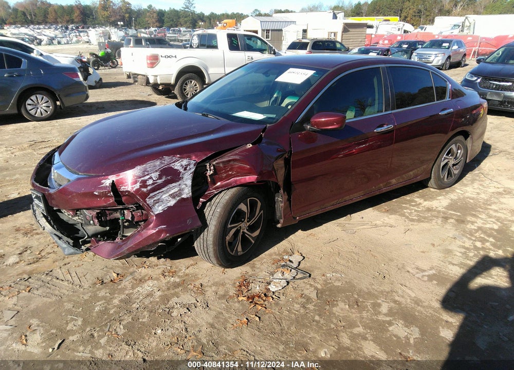 2016 HONDA ACCORD LX VIN: 1HGCR2F31GA075232