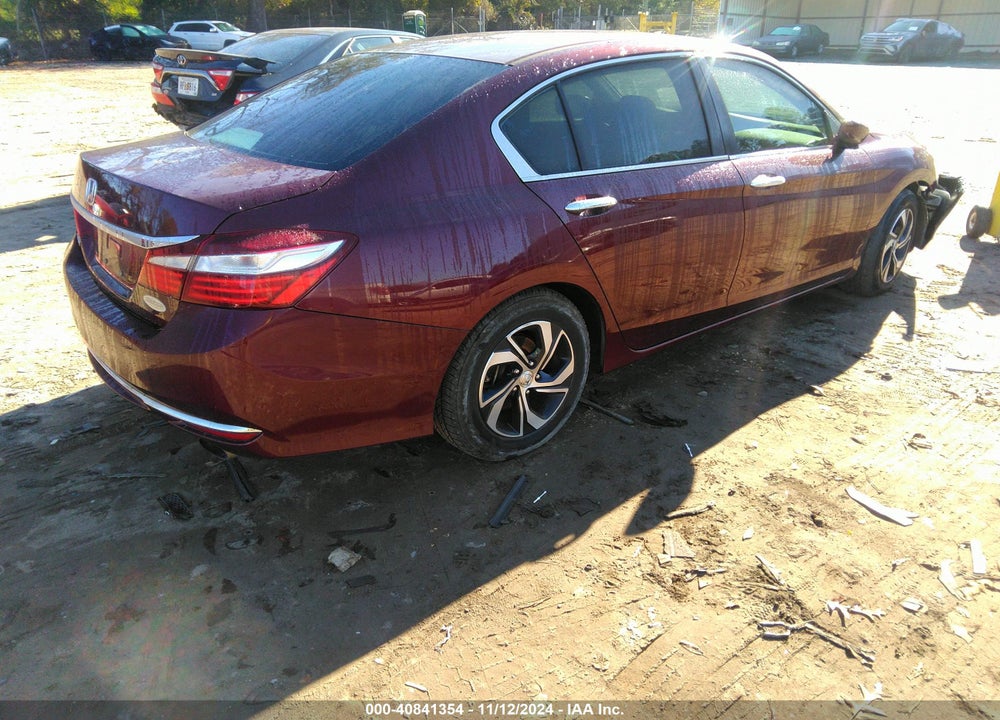 2016 HONDA ACCORD LX VIN: 1HGCR2F31GA075232