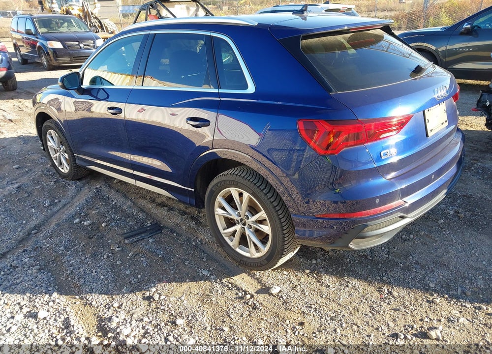 2021 AUDI Q3 PREMIUM PLUS 45 TFSI S LINE QUATTRO TIPTRONIC VIN: WA1EECF30M1052166