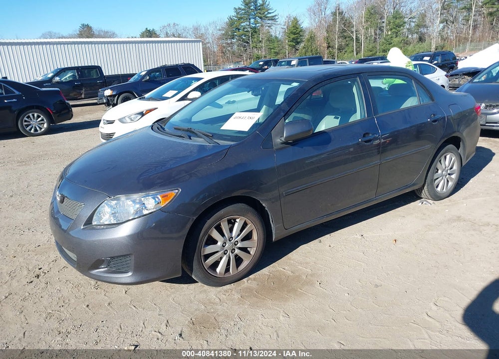 2009 TOYOTA COROLLA XLE VIN: 2T1BU40E49C072080