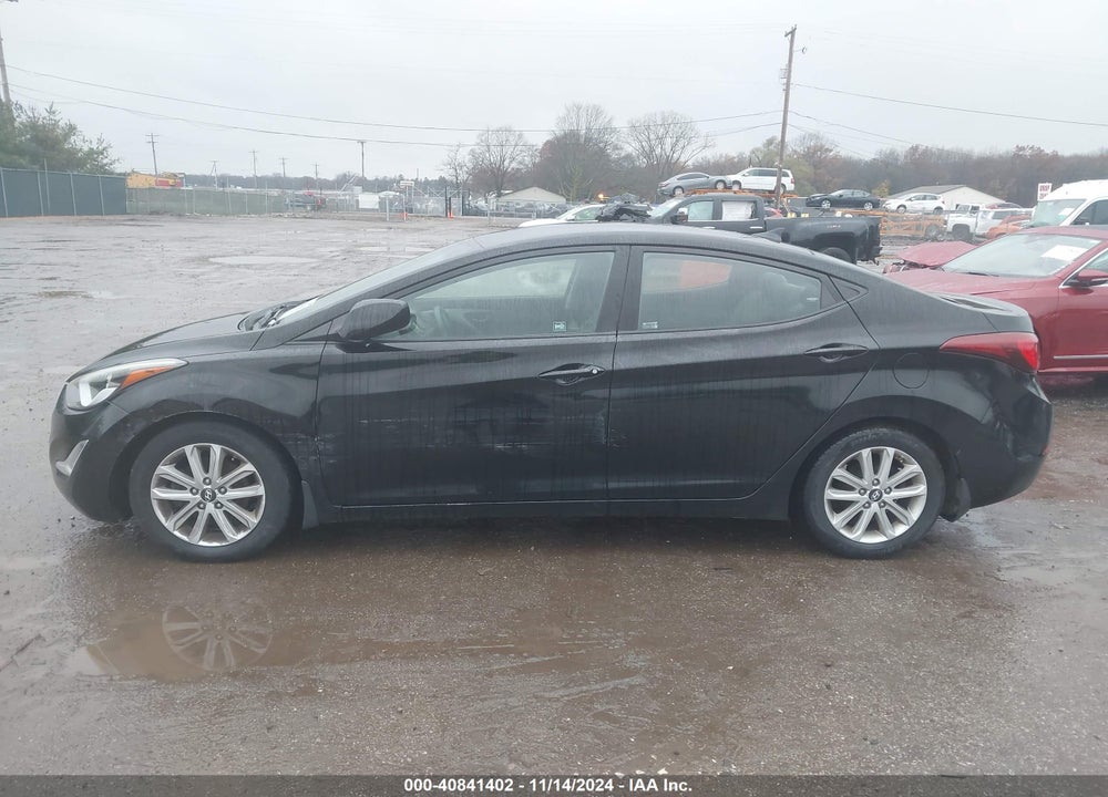 2014 HYUNDAI ELANTRA SE VIN: KMHDH4AEXEU176707