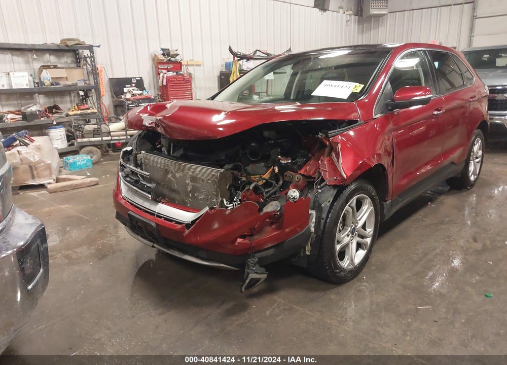 2016 FORD EDGE TITANIUM VIN: 2FMPK3K95GBB94325