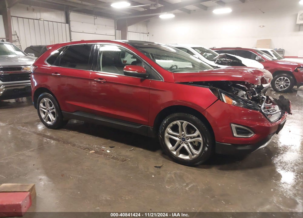 2016 FORD EDGE TITANIUM VIN: 2FMPK3K95GBB94325