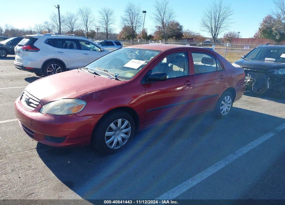 2004 TOYOTA COROLLA CE VIN: JTDBR32E742026839