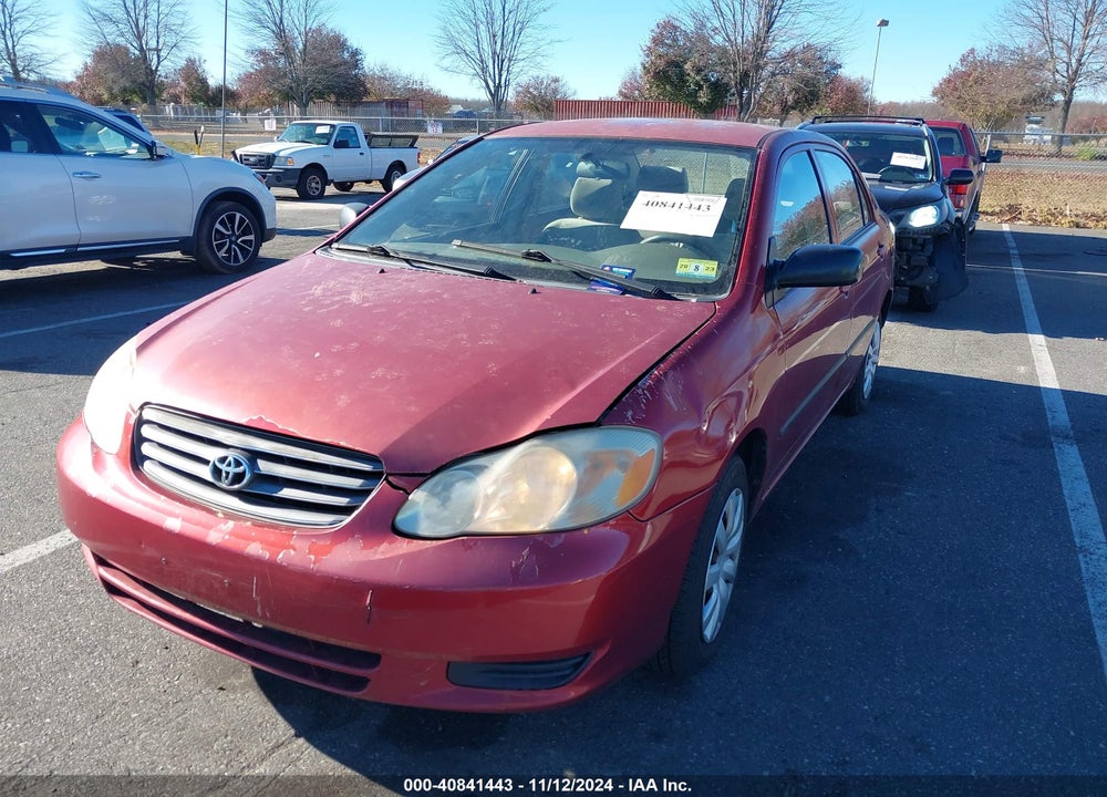 2004 TOYOTA COROLLA CE VIN: JTDBR32E742026839
