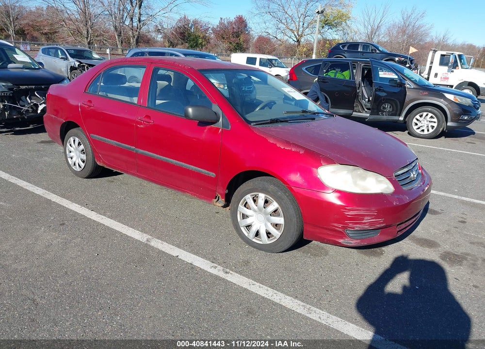 2004 TOYOTA COROLLA CE VIN: JTDBR32E742026839