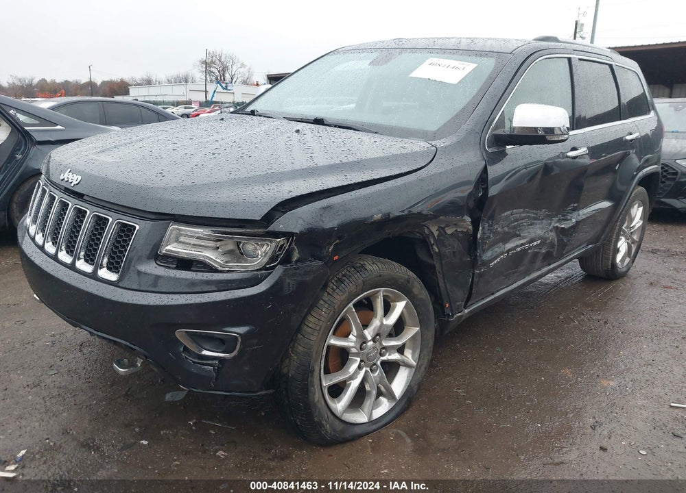 2014 JEEP GRAND CHEROKEE OVERLAND VIN: 1C4RJFCG0EC441813