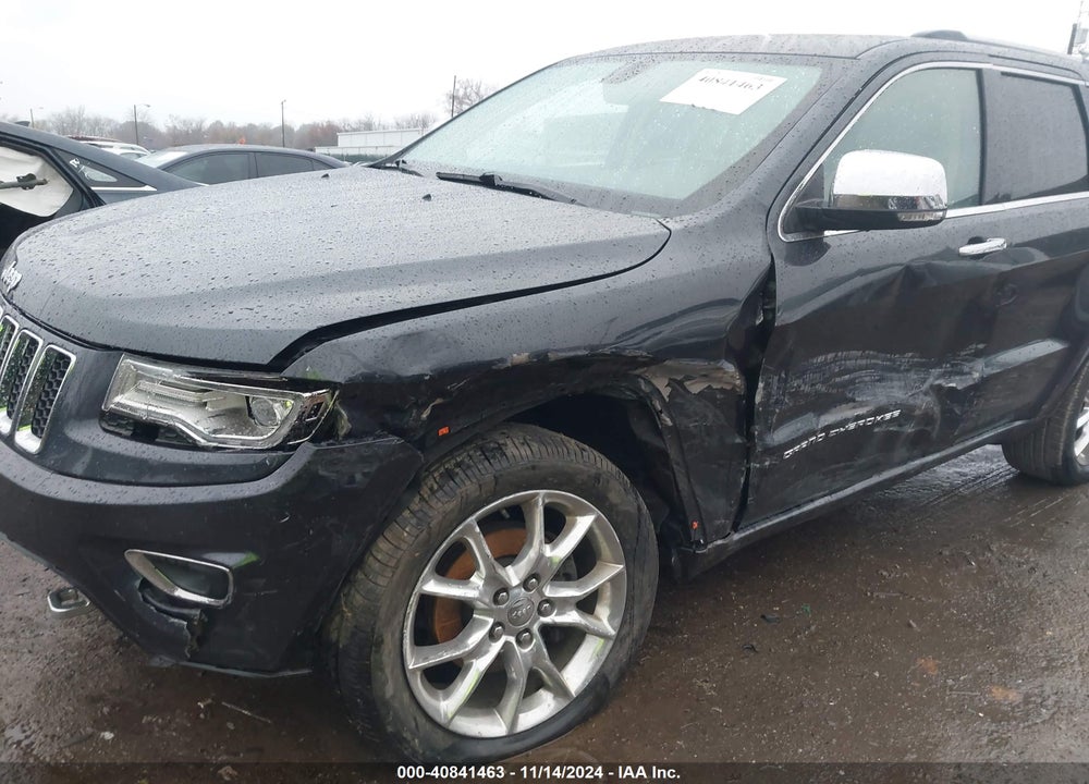 2014 JEEP GRAND CHEROKEE OVERLAND VIN: 1C4RJFCG0EC441813