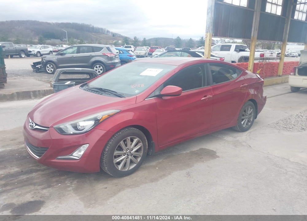 2015 HYUNDAI ELANTRA SE VIN: 5NPDH4AE9FH584258
