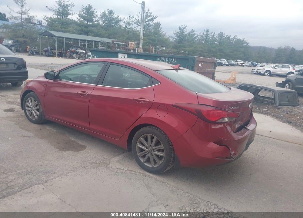 2015 HYUNDAI ELANTRA SE VIN: 5NPDH4AE9FH584258