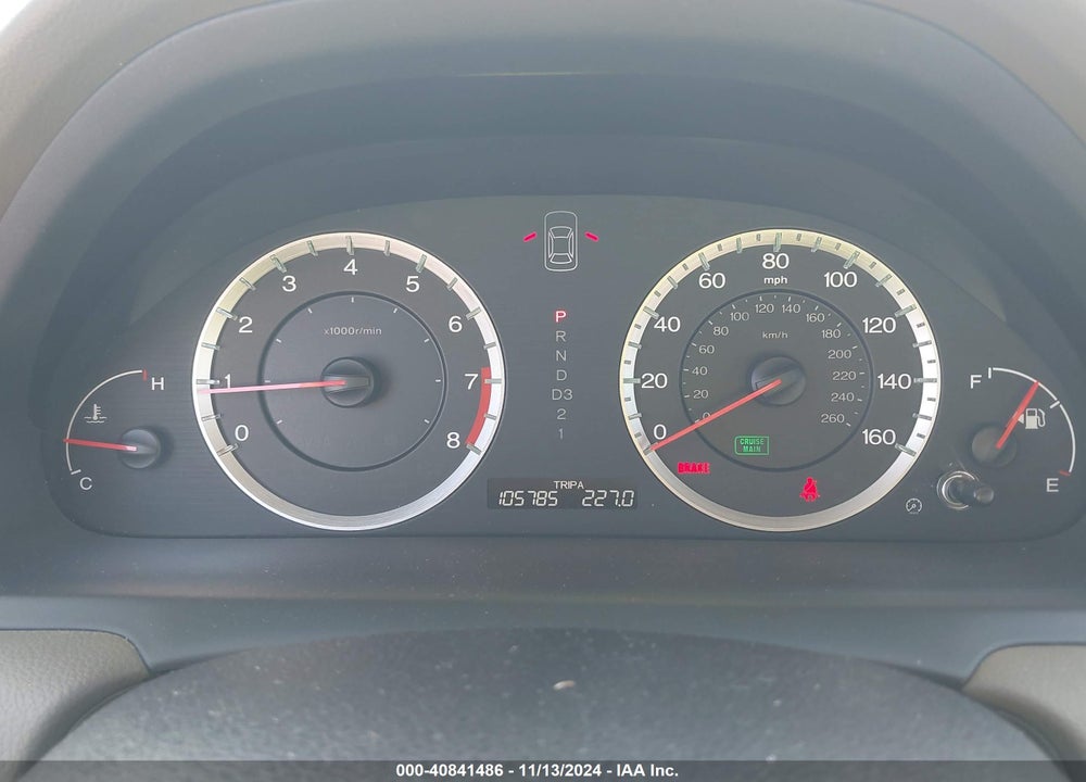 2009 HONDA ACCORD 2.4 LX VIN: 1HGCP26319A043583
