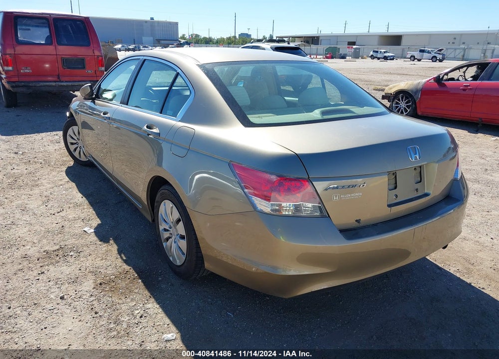 2009 HONDA ACCORD 2.4 LX VIN: 1HGCP26319A043583