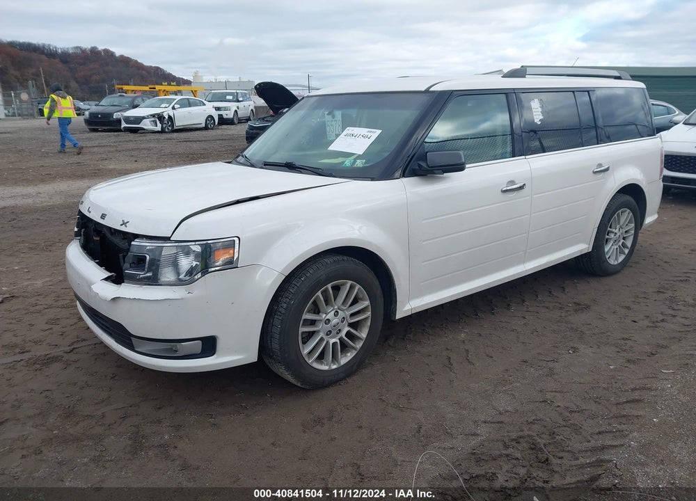 2018 FORD FLEX SEL VIN: 2FMHK6C8XJBA14484