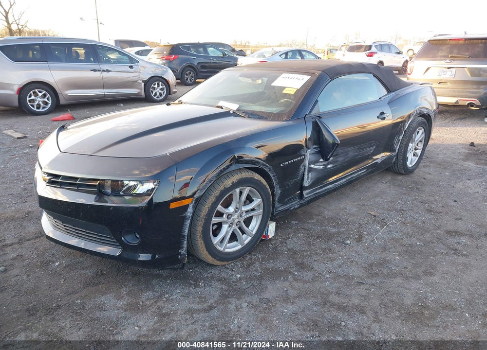 2015 CHEVROLET CAMARO 1LT VIN: 2G1FD3D3XF9276973