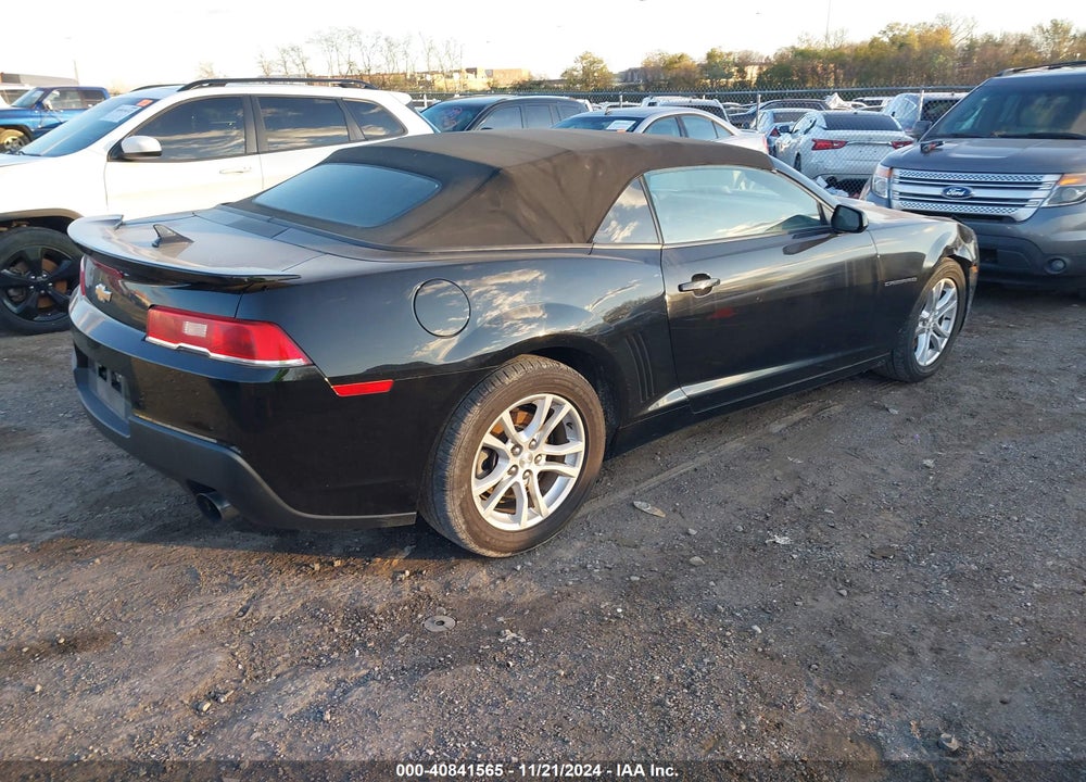 2015 CHEVROLET CAMARO 1LT VIN: 2G1FD3D3XF9276973