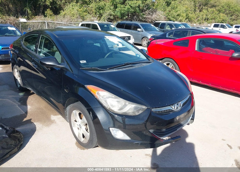 2013 HYUNDAI ELANTRA GLS VIN: KMHDH4AEXDU656471