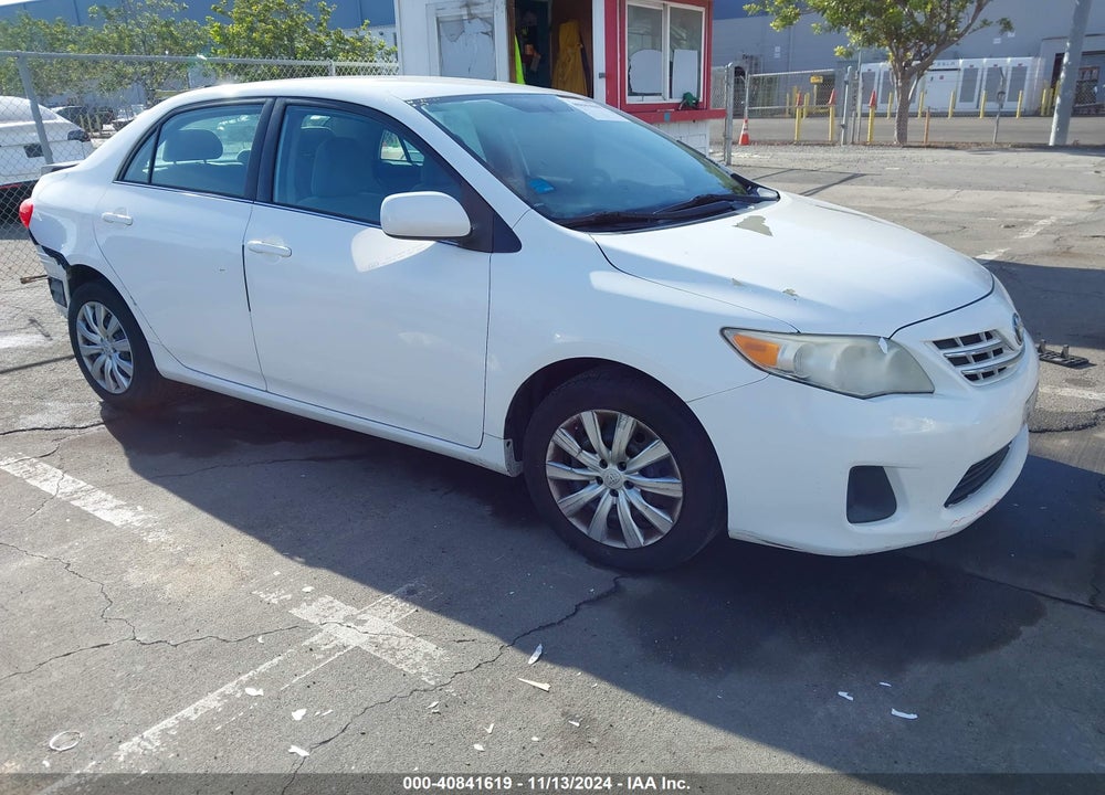 2013 TOYOTA COROLLA LE VIN: 5YFBU4EE3DP097182