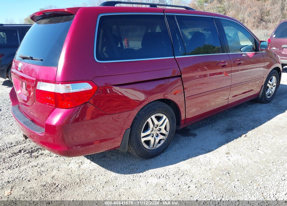 2006 HONDA ODYSSEY EX-L VIN: 5FNRL38786B412193