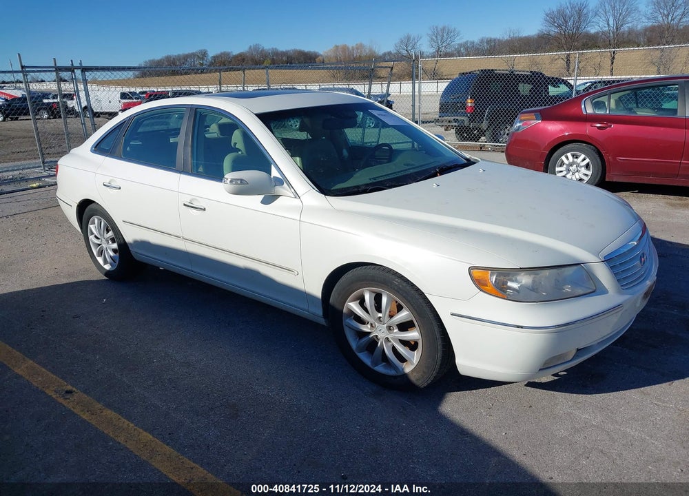 2007 HYUNDAI AZERA LIMITED/SE VIN: KMHFC46F57A140873
