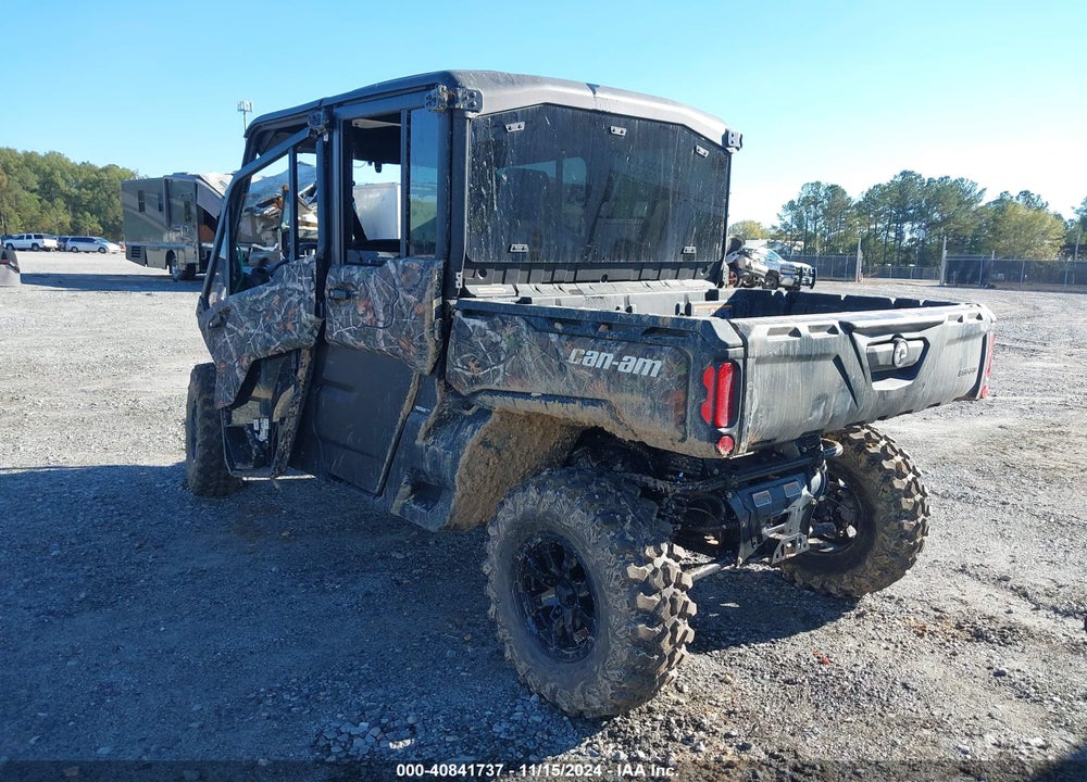 2025 CAN-AM DEFENDER MAX LIMITED CAB HD10/LONE STAR HD10 VIN: 3JBUUAX48SK009855