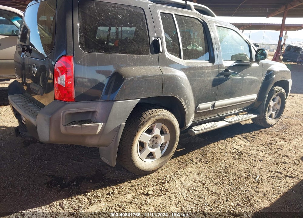 2006 NISSAN XTERRA S VIN: 5N1AN08W66C543189