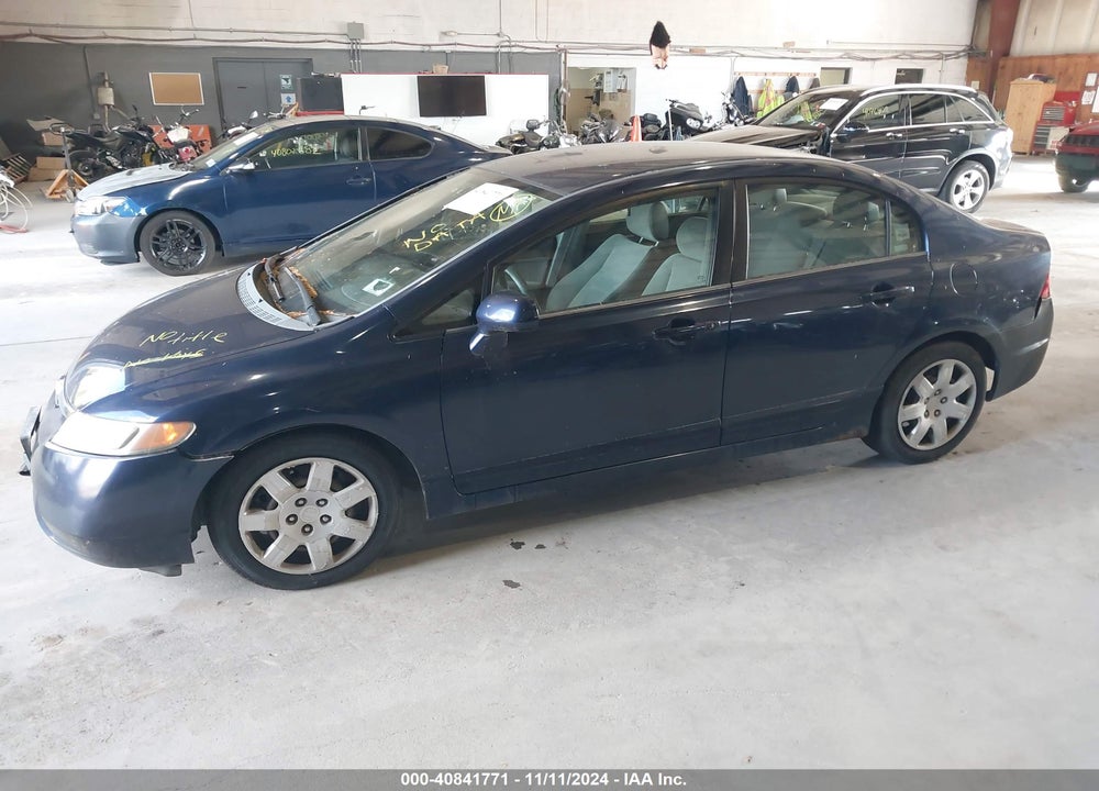 2007 HONDA CIVIC LX VIN: 1HGFA165X7L034232