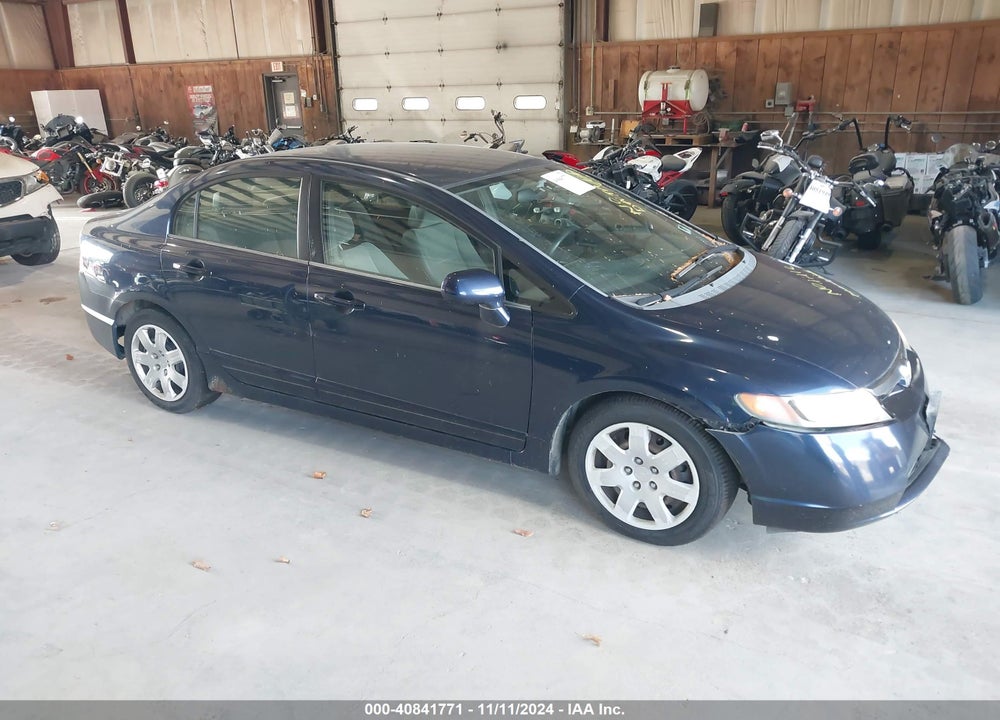 2007 HONDA CIVIC LX VIN: 1HGFA165X7L034232