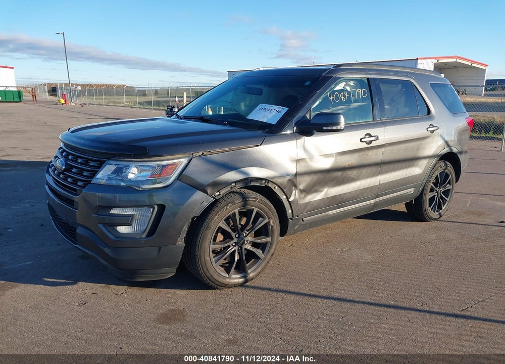 2017 FORD EXPLORER XLT VIN: 1FM5K8D81HGA00411