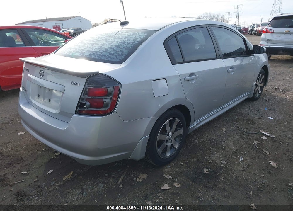 2012 NISSAN SENTRA 2.0 SR VIN: 3N1AB6AP6CL634923